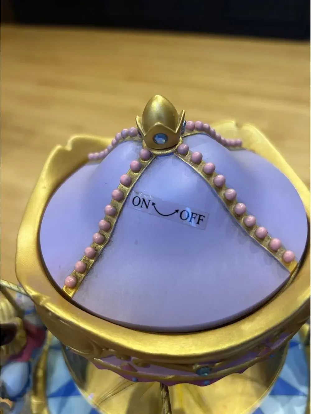 Disney Princess Carousel Snow Globe Music Box - Picture 2 of 9